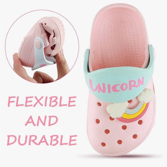 Kids Garden Clogs Slip On Shoes Summer Beach
Water Sandals Size 19 - Picture 6 of 10